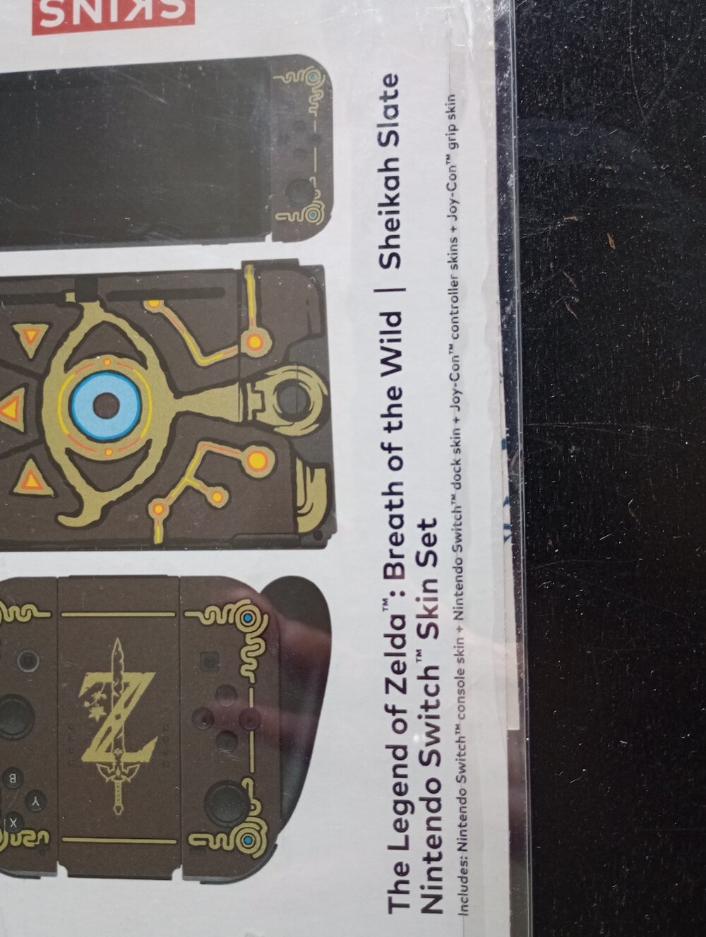 NEW Legend Of Zelda Nintendo Switch BOTW Sheikah Slate Skins - Picture 3 of 5